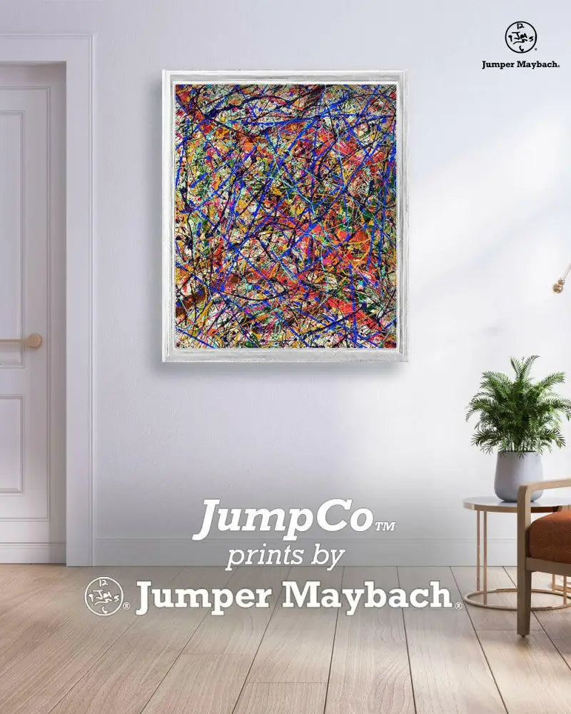 Deep Dimensions print on paper by Jumper Maybach featuring abstract white room design, July 2024 artwork image.