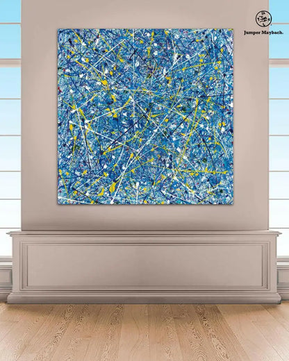 Discovery of Quarks (Embellished-Hand Signed by the Artist) - Jumper Maybach giclee