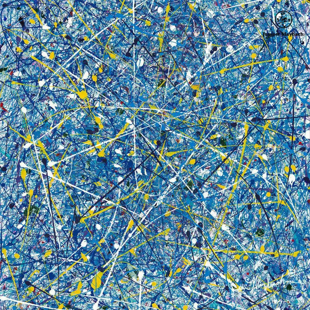 Discovery of Quarks (Embellished-Hand Signed by the Artist) - Jumper Maybach giclee