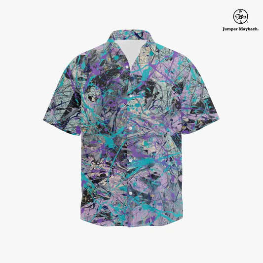 Dream Dimension PLUS SIZE Resort UNISEX Shirt by Jumper Maybach®, featuring a relaxed fit with vibrant, colorful design.
