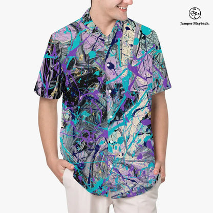 Dream Dimension Resort unisex shirt by Jumper Maybach, featuring stylish men's fashion with vibrant graphic design.