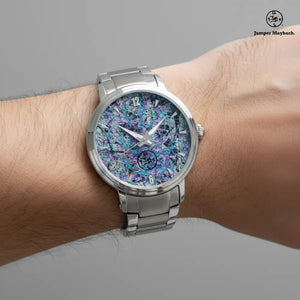 Dream Dimension Steel Strap Automatic Watch (With Indicators) by Jumper Maybach®