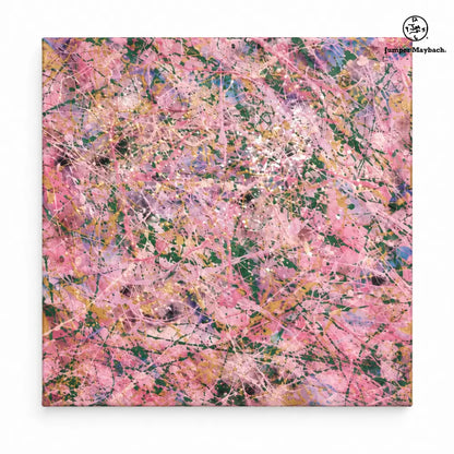 Dreams embellished canvas studio view