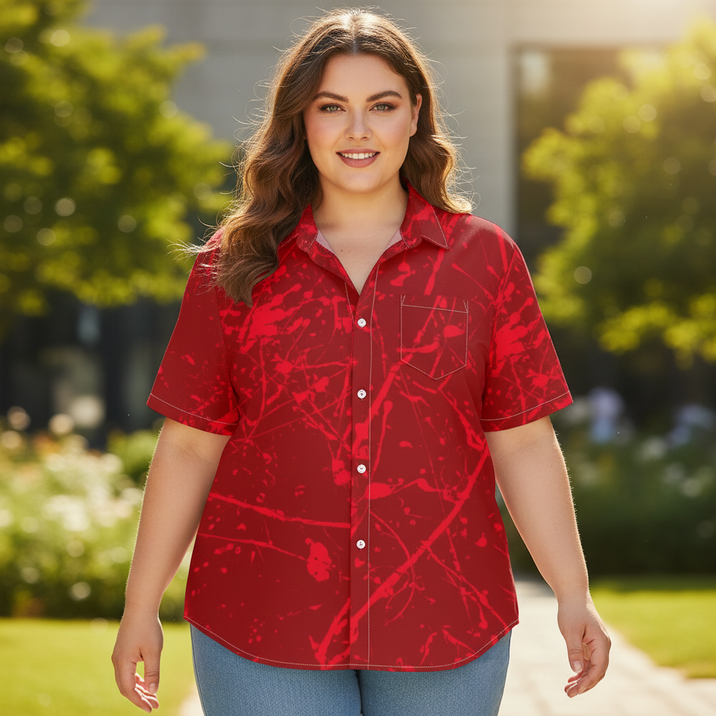 Life on Mars PLUS SIZE Resort UNISEX Shirt by Jumper Maybach®