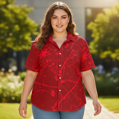 Life on Mars PLUS SIZE Resort UNISEX Shirt by Jumper Maybach®