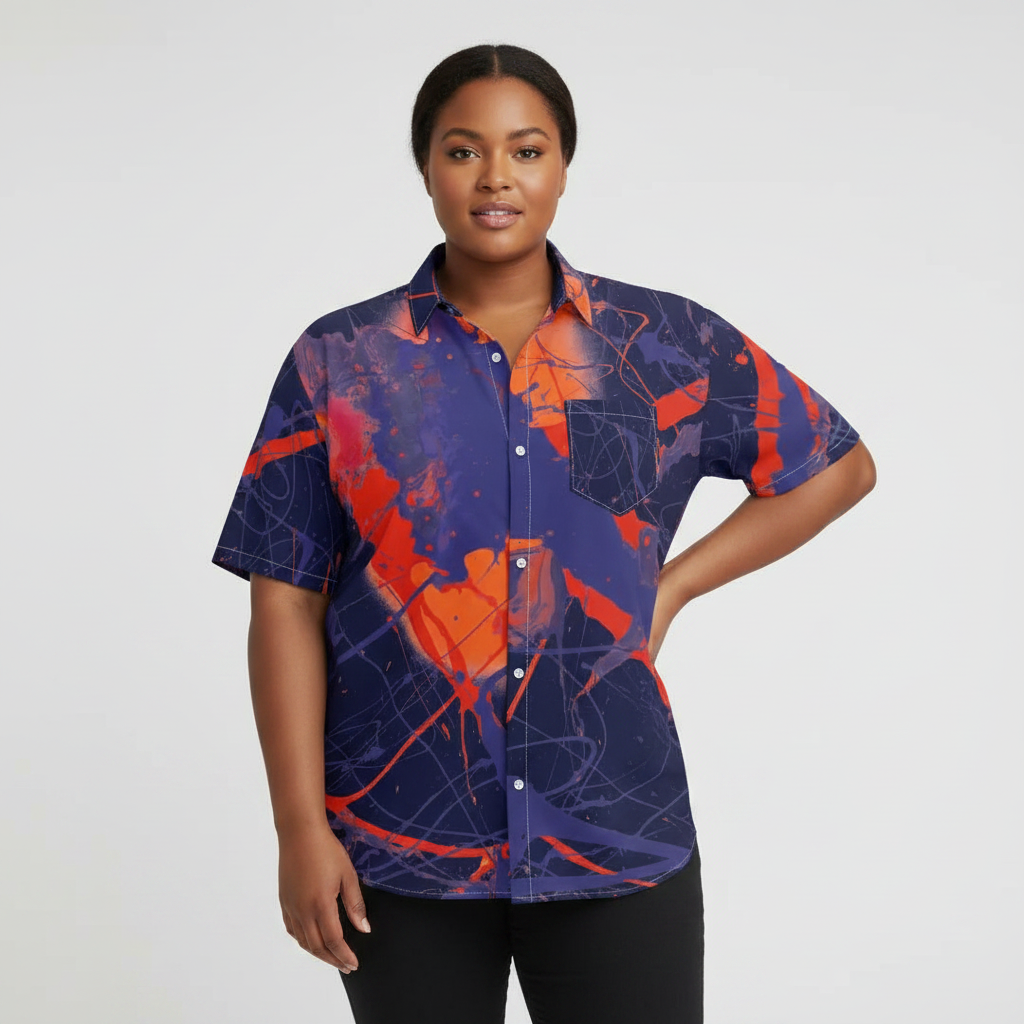 New Galaxy PLUS SIZE Resort UNISEX Shirt by Jumper Maybach® - Jumper Maybach