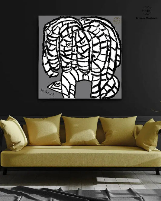 Elephant (Limited Edition-Hand Signed by the Artist) - Jumper Maybach Prints