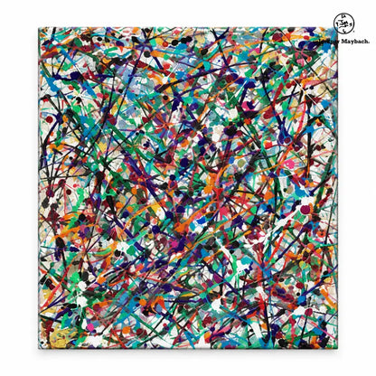 Endless Asteroid Playground (Print on Canvas) - square studio shot - Jumper Maybach Prints