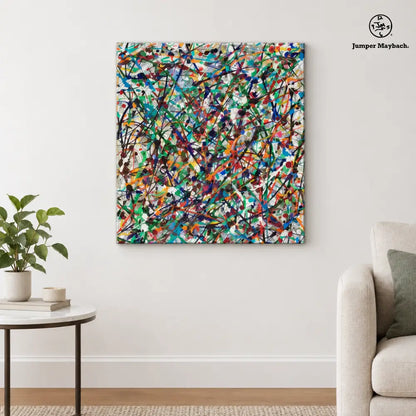 Endless Asteroid Playground (Print on Canvas) - wall vignette - Jumper Maybach Prints