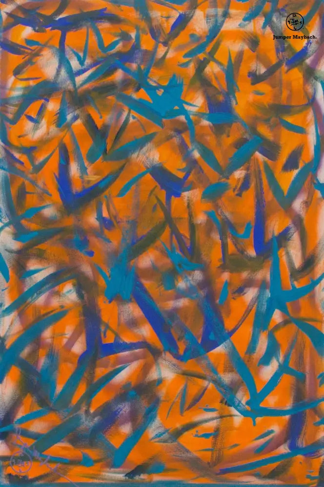 Falling in Flight - Original Painting - Jumper Maybach Artwork