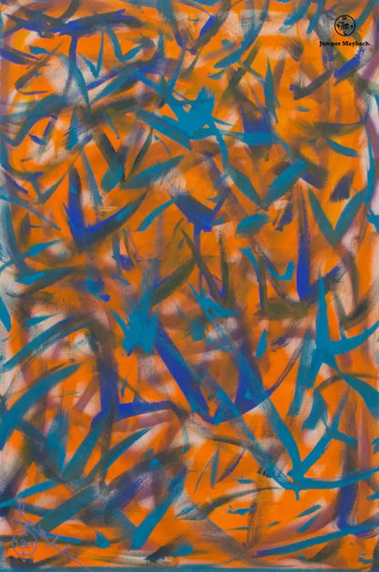 Falling in Flight - Original Painting - Jumper Maybach Artwork