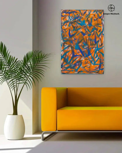 Falling in Flight - Original Painting - Jumper Maybach Artwork