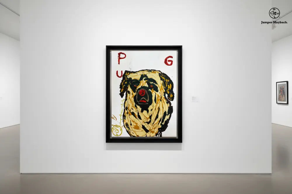 Fawn Pug - Original Painting - Jumper Maybach Artwork