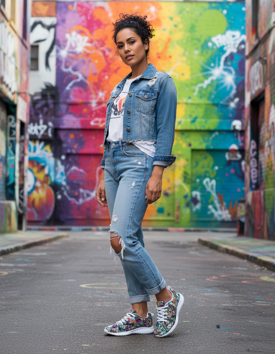 Endless Asteroid Playground Women's Athletic Shoe by Jumper Maybach®