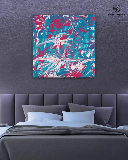 Flowers In The Universe (Print on Canvas) - Jumper Maybach Prints