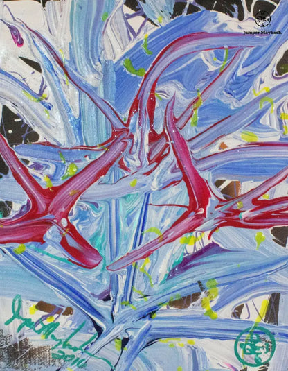 From Darkness to Light #10 - Original Painting - SOLD - Jumper Maybach Artwork