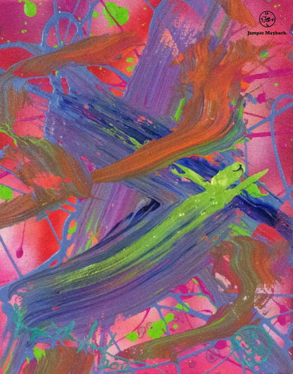From Darkness to Light #14 - Original Painting - Jumper Maybach Artwork