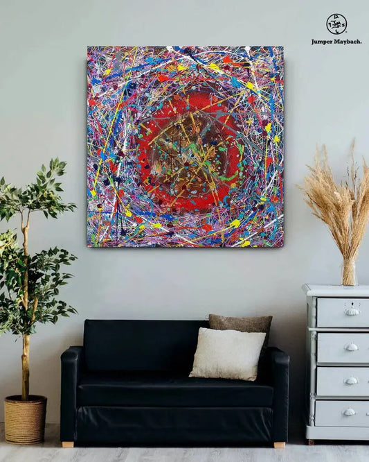 From Darkness to Light #8 - Original Painting - Jumper Maybach Artwork