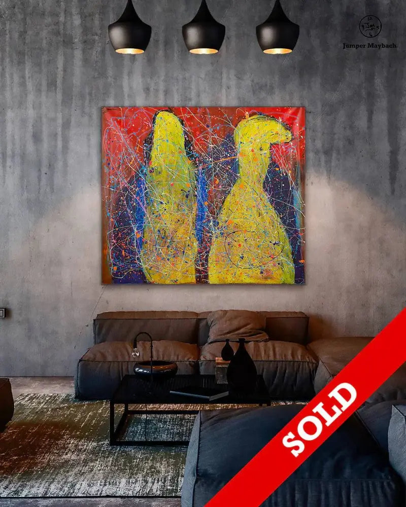 Ghosts of the Plague - Original Painting - SOLD - Jumper Maybach Artwork