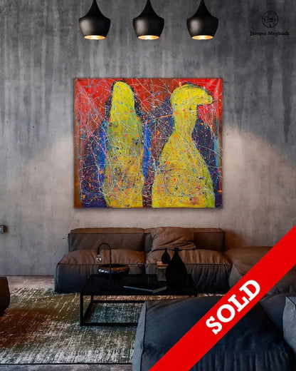 Ghosts of the Plague - Original Painting - SOLD - Jumper Maybach Artwork