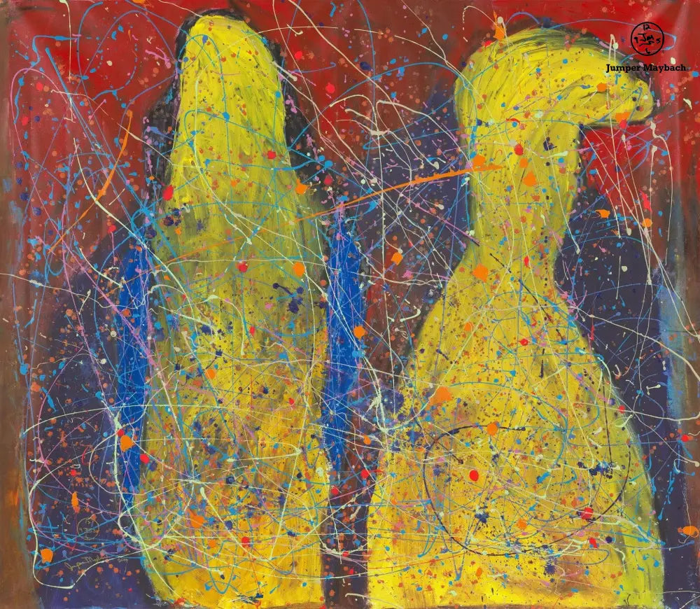 Ghosts of the Plague - Original Painting - SOLD - Jumper Maybach Artwork