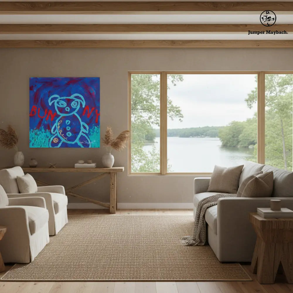 Go Go Bunny (Print on Canvas) - Jumper Maybach Prints