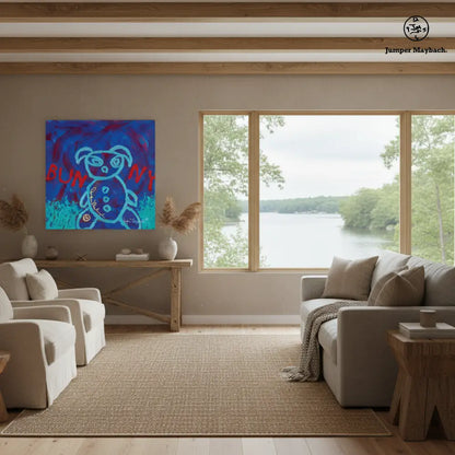 Go Go Bunny (Print on Canvas) - Jumper Maybach Prints
