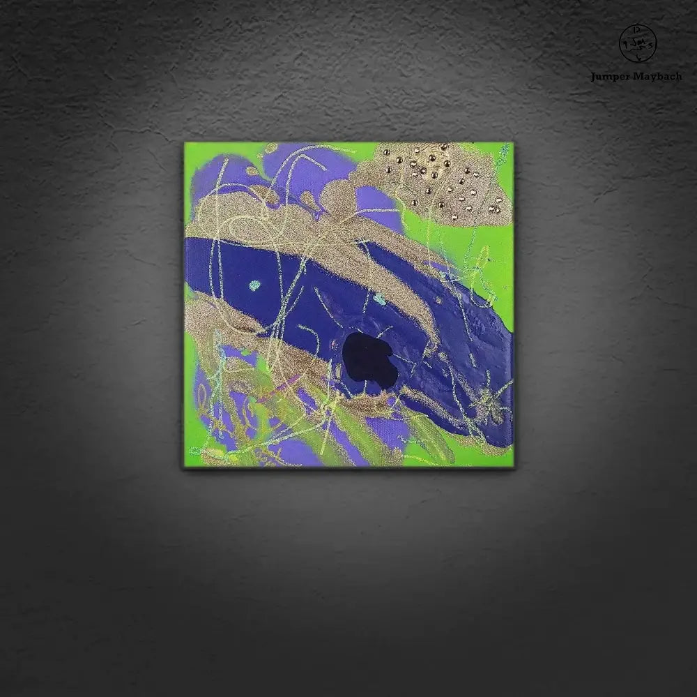 Gold Dog - Original Painting - Jumper Maybach Artwork