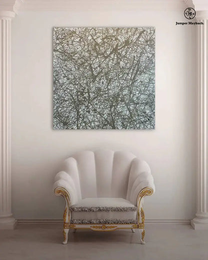 Gold Galaxy - (Embellished-Hand Signed by the Artist) - Jumper Maybach giclee