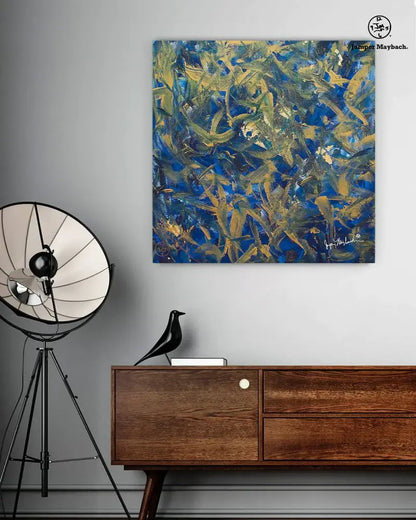 Golden Chance (Embellished-Hand Signed by the Artist) - Jumper Maybach giclee