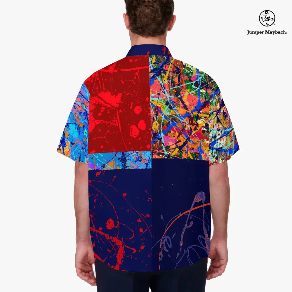 Unisex Grand Encore Resort shirt by Jumper Maybach® featuring stylish design, men's casual fashion, shown in a flat-lay image.