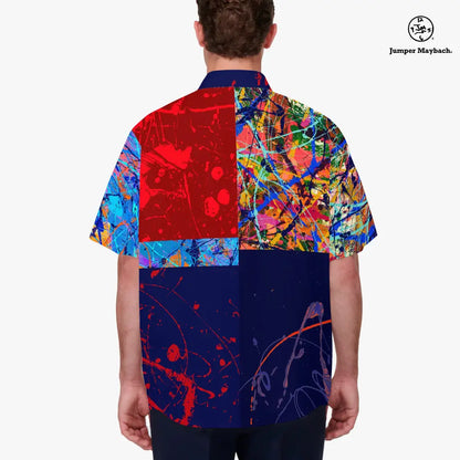 Unisex Grand Encore Resort shirt by Jumper Maybach® featuring stylish design, men's casual fashion, shown in a flat-lay image.