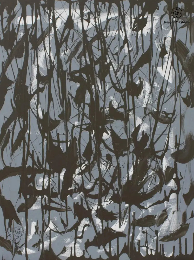 Gray Mood - Original Painting - Jumper Maybach Artwork