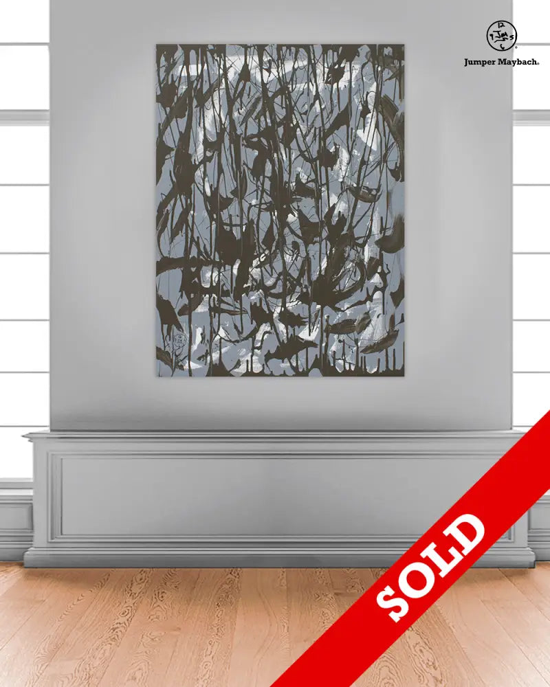 Gray Mood - Original Painting - Jumper Maybach Artwork