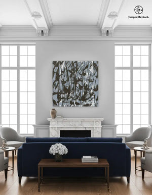 Gray Mood  (Print on Canvas)