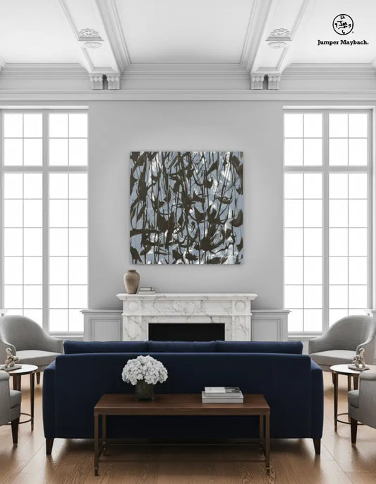 Gray Mood (Print on Canvas) - Jumper Maybach Prints