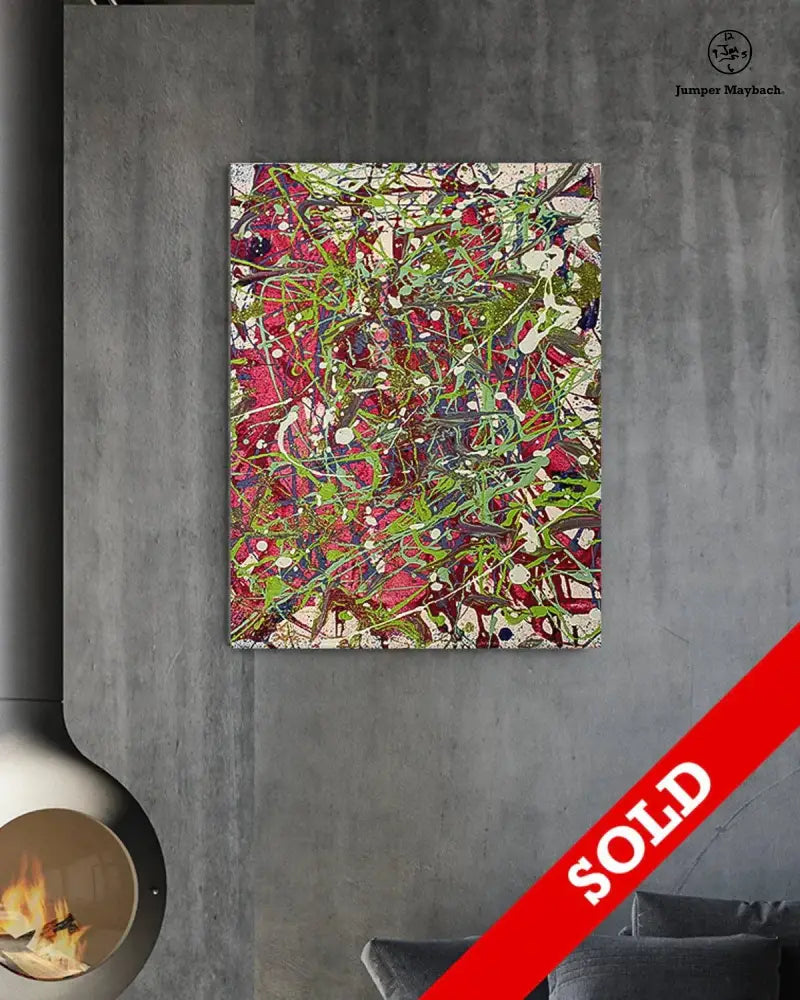 Green Magic - Original Painting - SOLD - Jumper Maybach Artwork