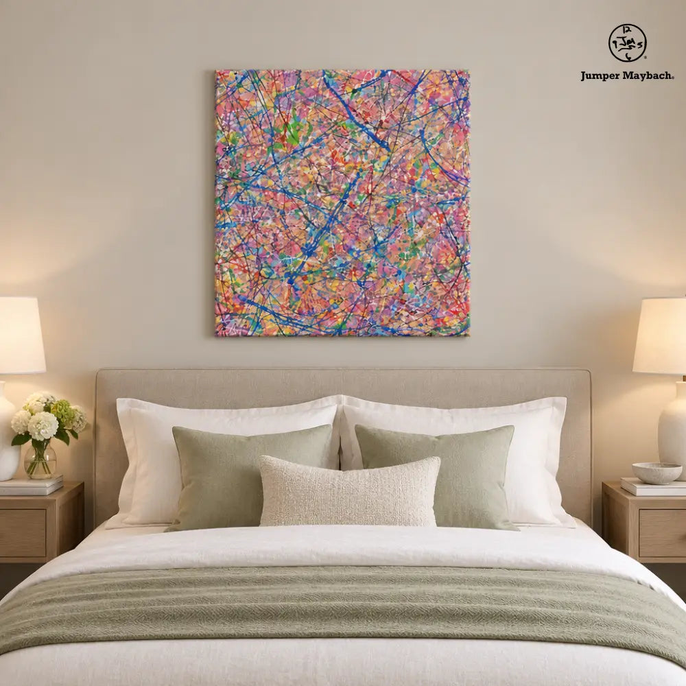 Guardian (Embellished-Hand Signed by the Artist) - bedroom vignette