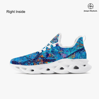 Harbor of Future Dreams Flex sneaker by Jumper Maybach for men and women, featuring stylish design and comfortable fit.