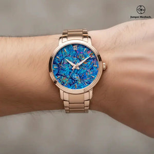Harbor of Future Dreams Steel Strap Automatic Watch (With Indicators) by Jumper Maybach®