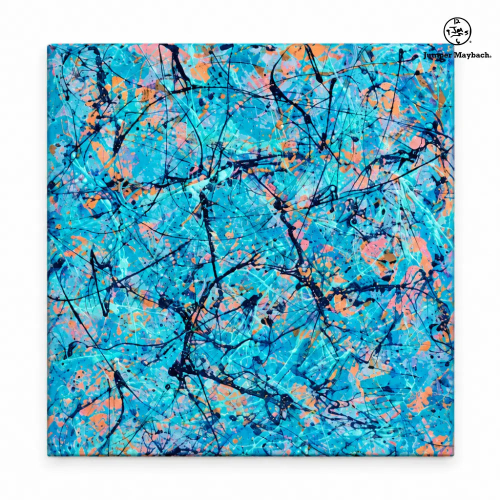 Harbor of Future Memories embellished canvas studio view