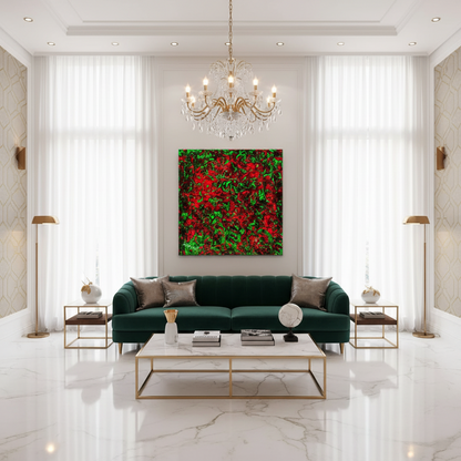 Cherry Raspberry Fields  (Print on Canvas) - Jumper Maybach