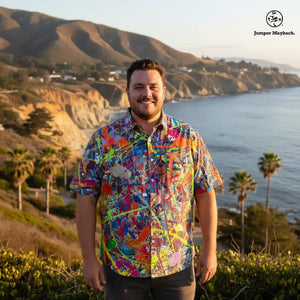 Infinite Candy Quasar PLUS SIZE Resort UNISEX Shirt by Jumper Maybach®