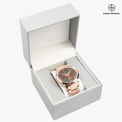 JetPrint Fulfillment Steel Strap Watch by Jumper Maybach with automatic movement, indicators, and sleek steel band.