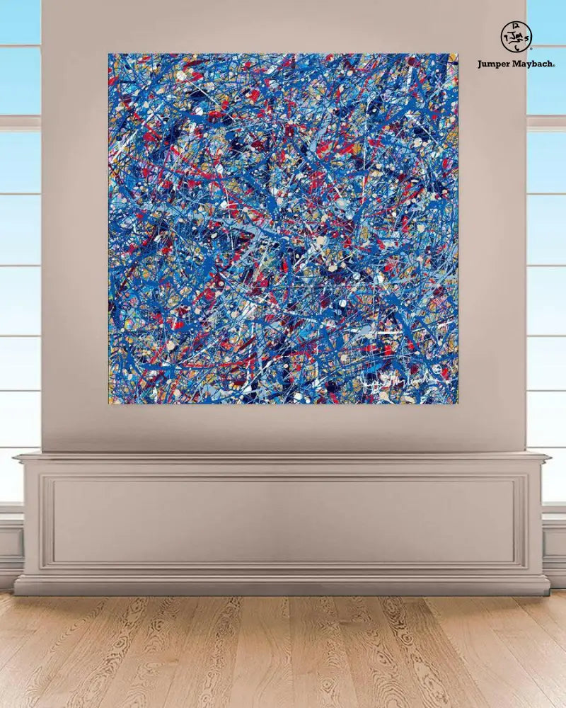 It's Raining in Space (Embellished-Hand Signed by the Artist) - Jumper Maybach giclee