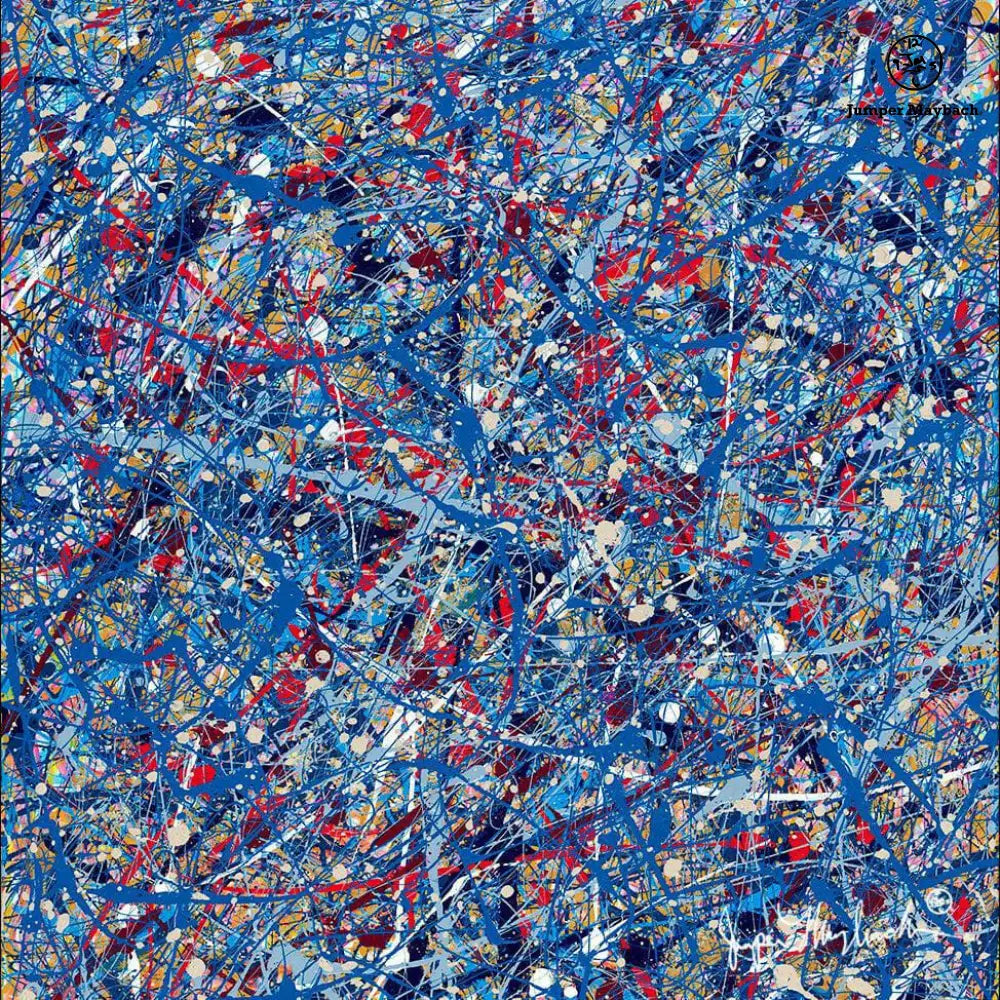 It's Raining in Space (Embellished-Hand Signed by the Artist) - Jumper Maybach giclee