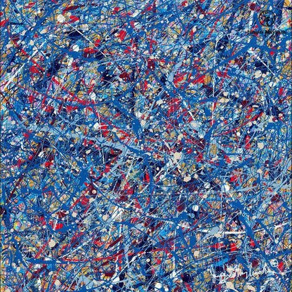 It's Raining in Space (Embellished-Hand Signed by the Artist) - Jumper Maybach giclee