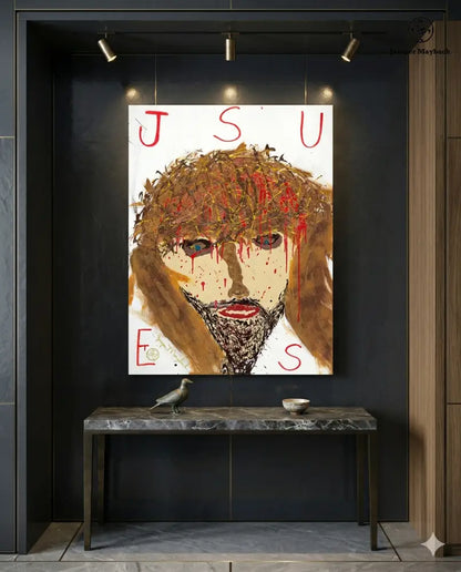 Jesus - Original Painting - Jumper Maybach Artwork