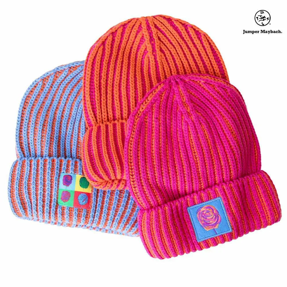 Big LoviE JM x BL Cosmic Color Contrast Hat in fuchsia, stylish outdoor accessory with bold color blocking and brim detail.
