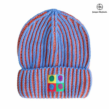 Big LoviE JM x BL Cosmic Color Contrast Hat in sea blue, featuring a stylish design with vibrant color contrast details.